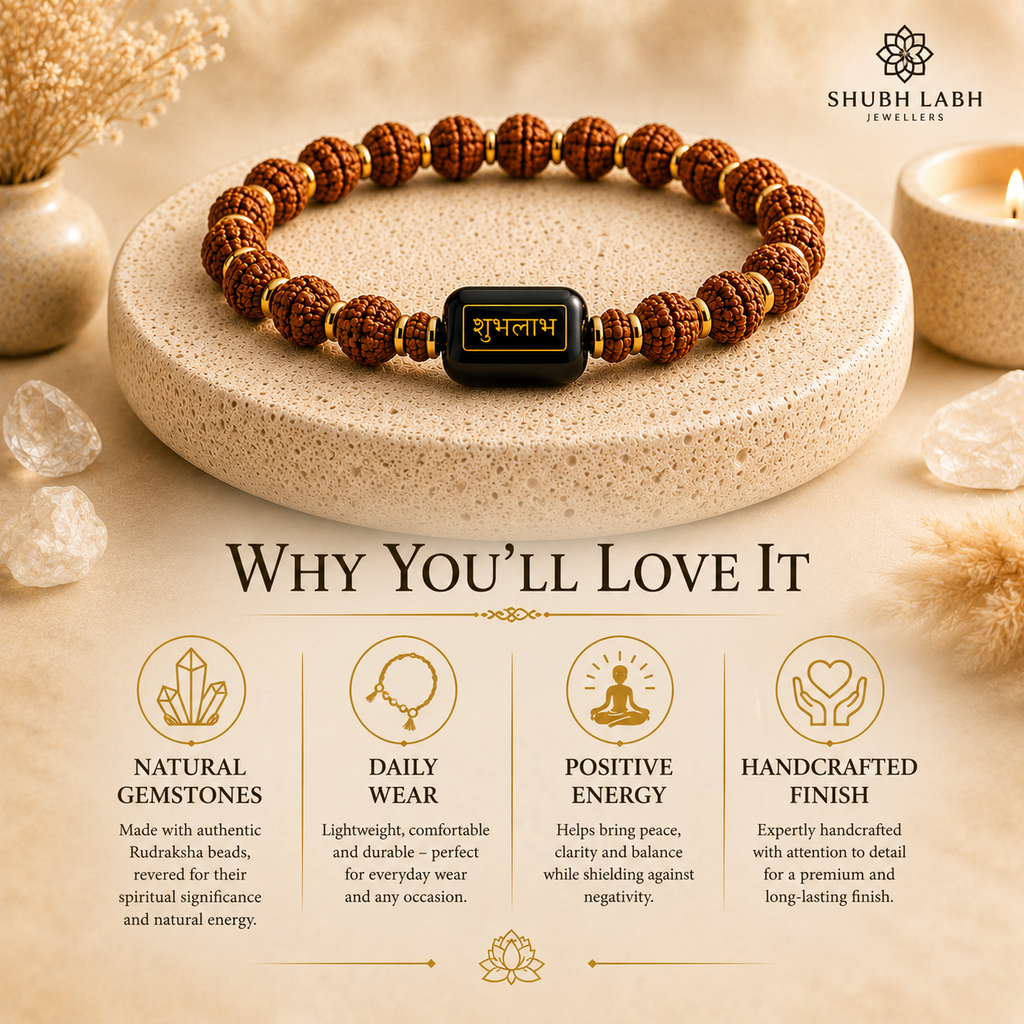 Divine Rudraksha Bracelet™ – Spiritual Protection Bracelet
