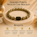 Golden Pyrite Wealth Cube Bracelet™ – Money Attraction Bracelet