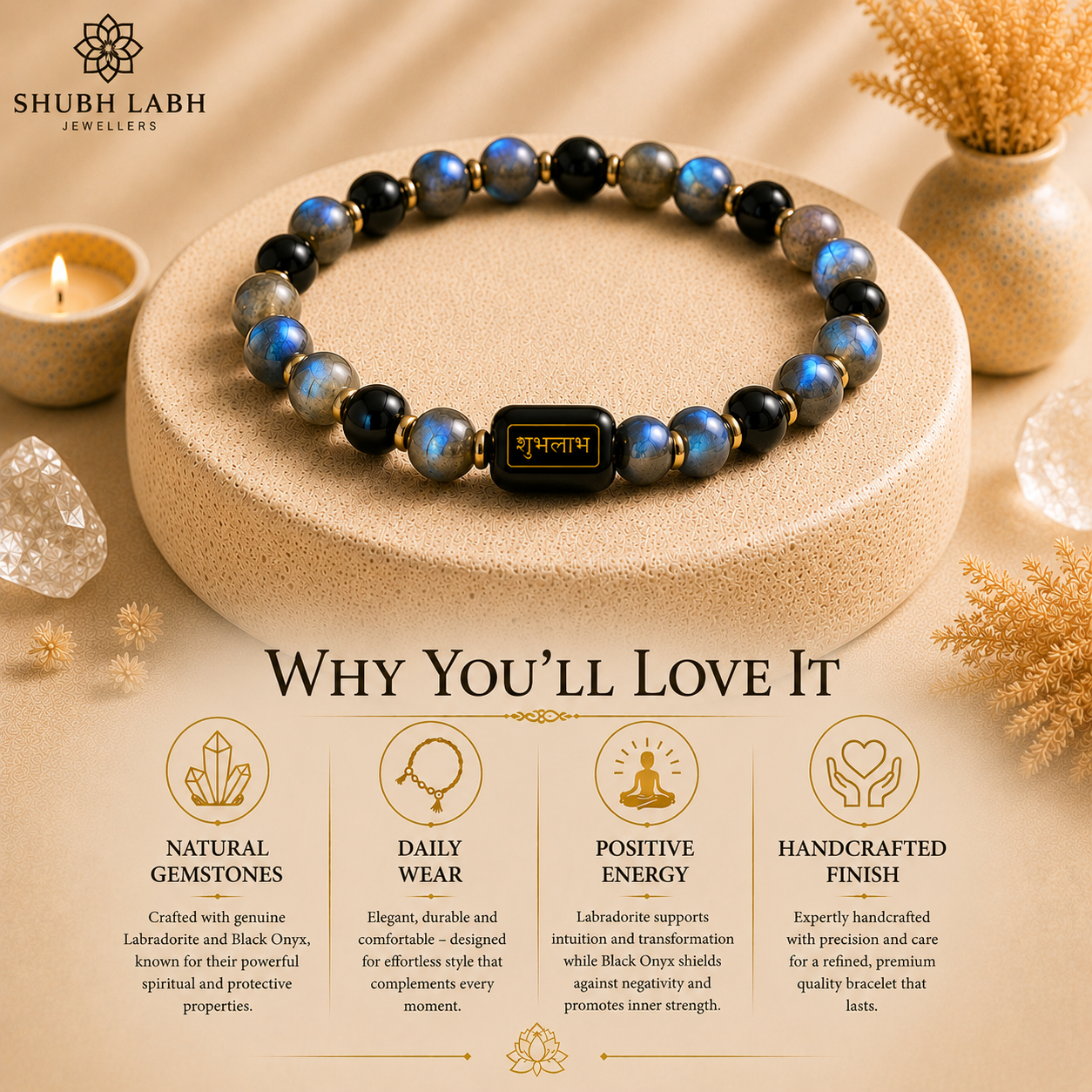 Mystic Labradorite Bracelet™ – Intuition & Transformation Bracelet