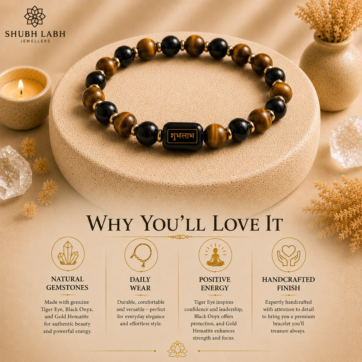 Tiger Eye Leadership Bracelet™ – Confidence & Success Bracelet