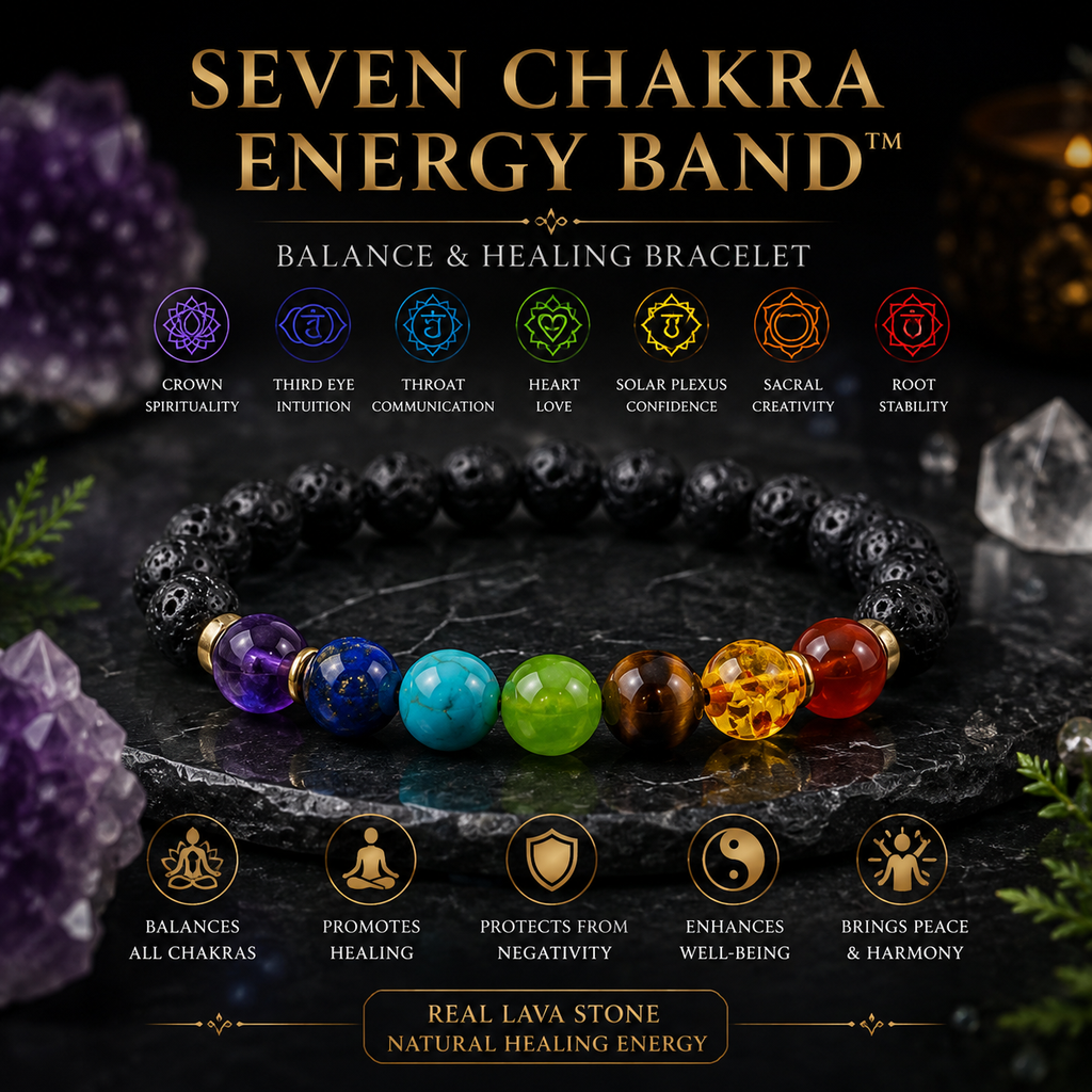 Seven Chakra Energy Bracelet™ – Balance & Healing Bracelet