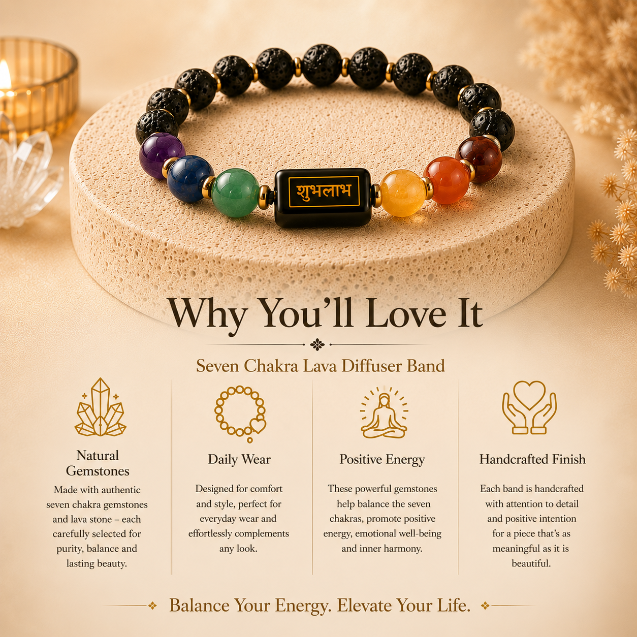 Seven Chakra Energy Bracelet™ – Balance & Healing Bracelet