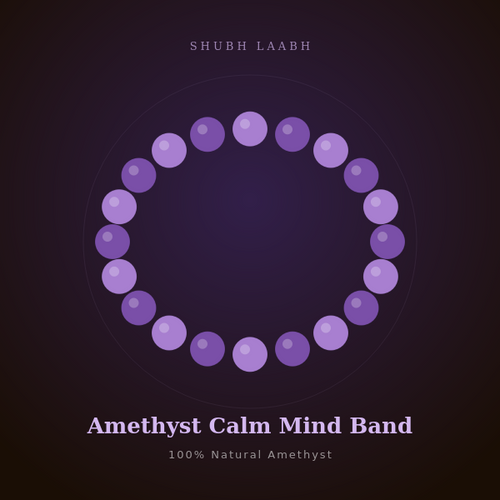 Amethyst Calm Mind Band