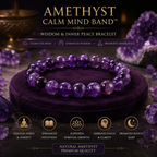 Amethyst Calm Mind Bracelet™ – Wisdom & Inner Peace Bracelet
