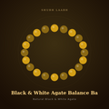 Black & White Agate Balance Band
