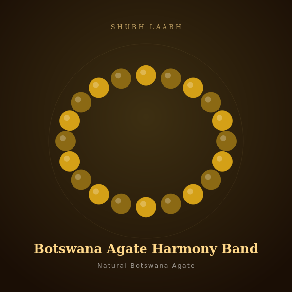 Botswana Agate Harmony Band