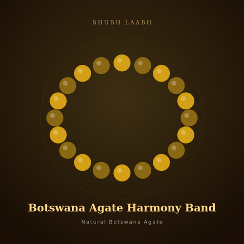 Botswana Agate Harmony Band