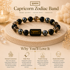 Capricorn Zodiac Achievement Bracelet™ (मकर राशि) – Discipline & Prosperity