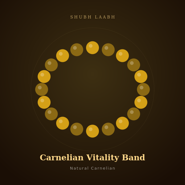 Carnelian Vitality Band