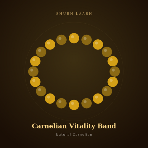 Carnelian Vitality Band
