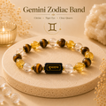 Gemini Zodiac Growth Bracelet™ (मिथुन राशि) – Communication & Luck