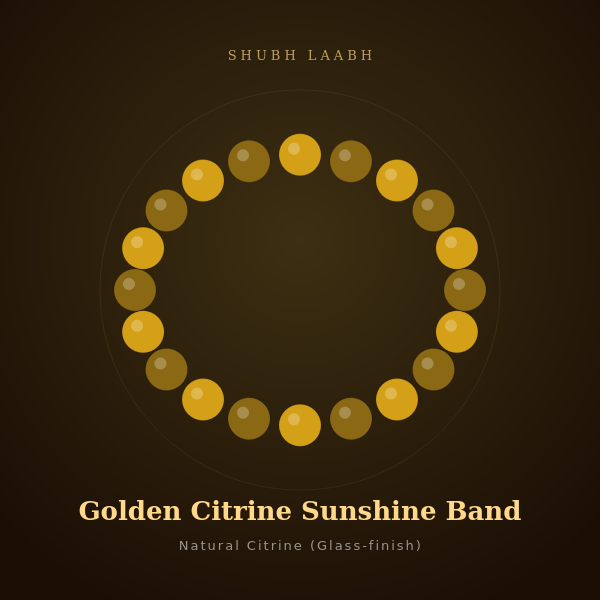 Golden Citrine Sunshine Band