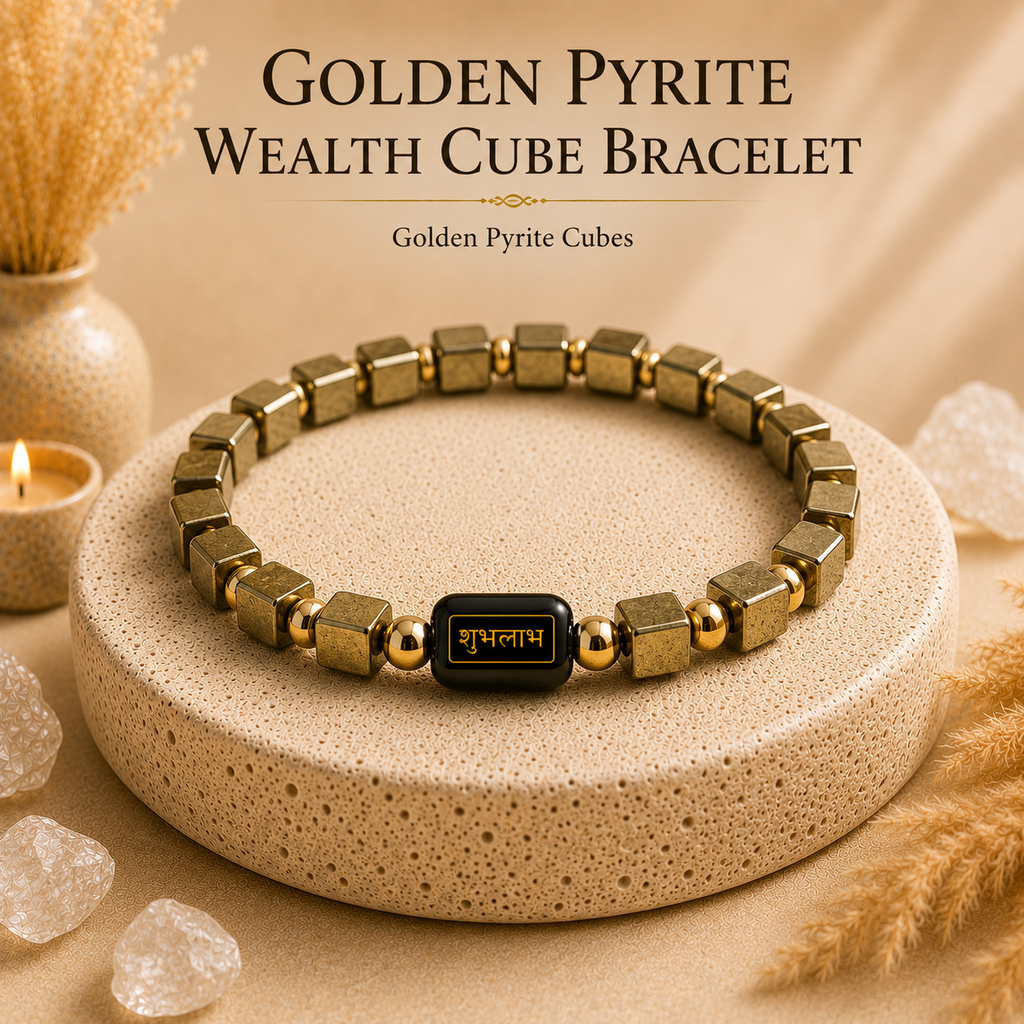 Golden Pyrite Wealth Cube Bracelet™ – Money Attraction Bracelet