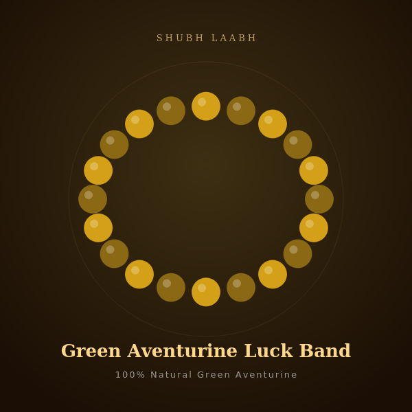 Green Aventurine Luck Band