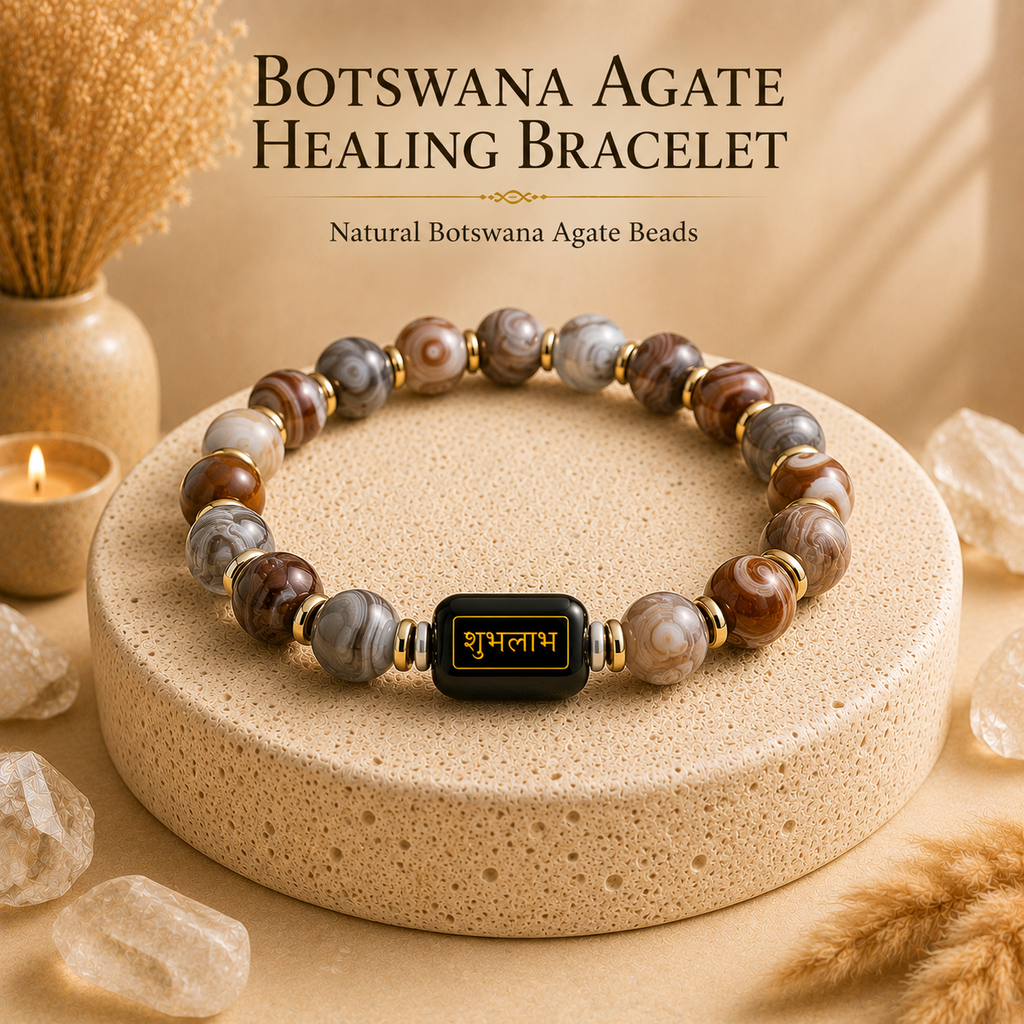 Botswana Agate Healing Bracelet™ – Emotional Balance Bracelet