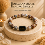 Botswana Agate Healing Bracelet™ – Emotional Balance Bracelet