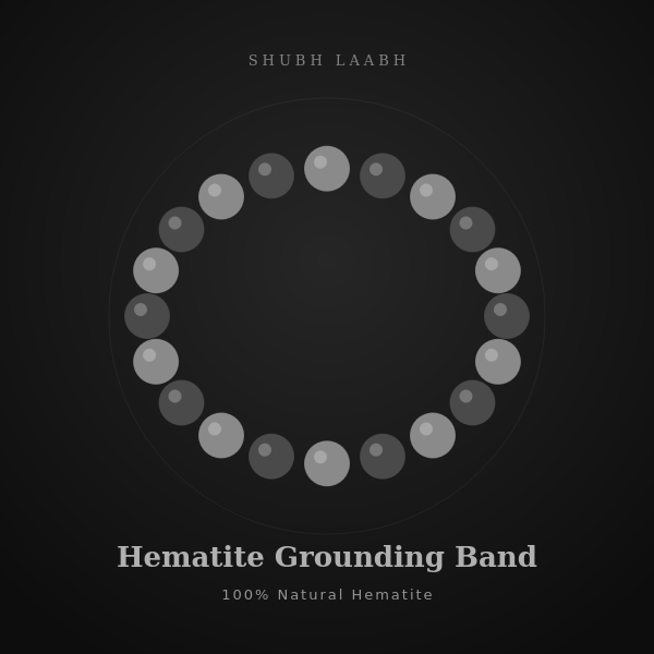 Hematite Grounding Band