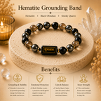 Hematite Grounding Bracelet™ – Stability & Protection Bracelet