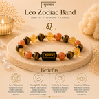 Leo Zodiac Leadership Bracelet™ (सिंह राशि) – Confidence & Success