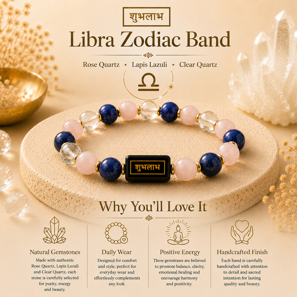 Libra Zodiac Harmony Bracelet™ (तुला राशि) – Balance & Relationships