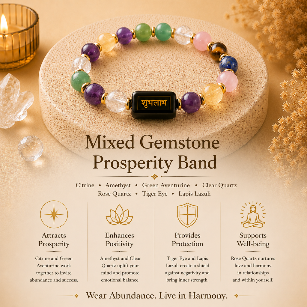 Prosperity Gemstone Bracelet™ – Wealth & Good Fortune Bracelet