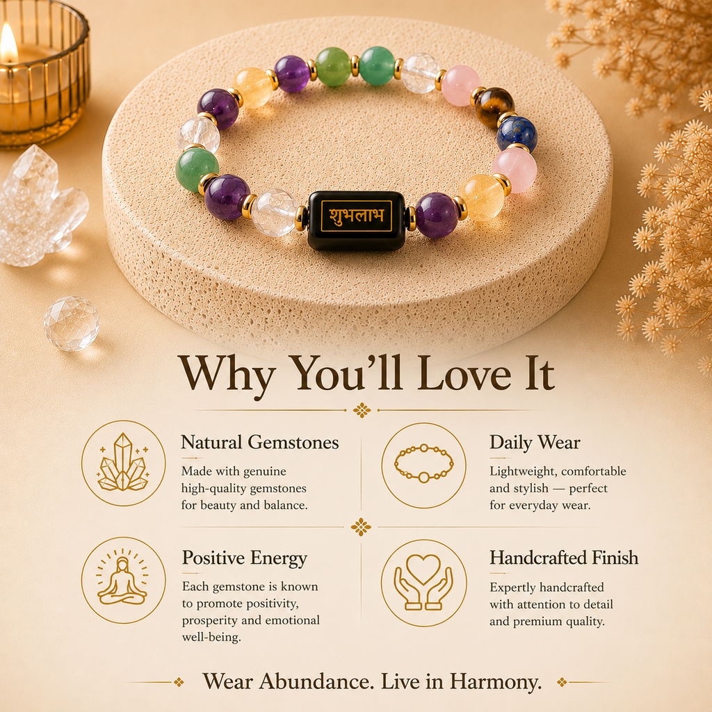 Prosperity Gemstone Bracelet™ – Wealth & Good Fortune Bracelet