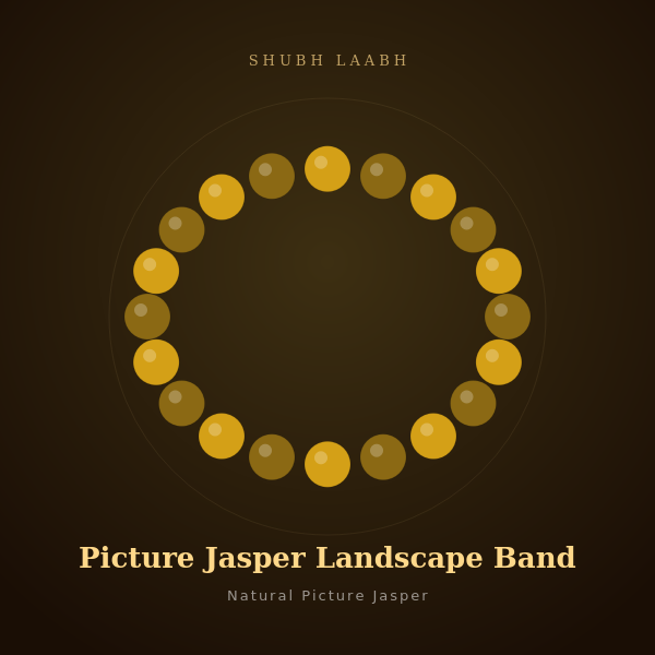 Picture Jasper Landscape Band