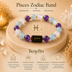 Pisces Zodiac Prosperity Bracelet™ (मीन राशि) – Intuition & Abundance