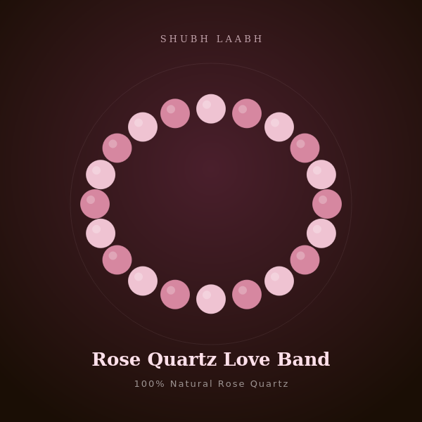 Rose Quartz Love Band