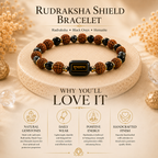 Rudraksha Shield Bracelet™ – Protection & Grounding Bracelet