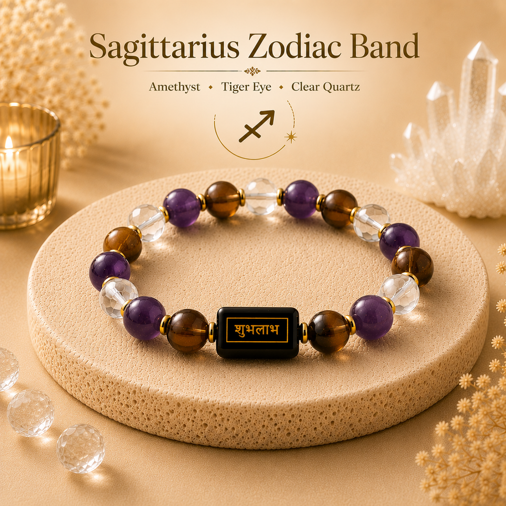 Sagittarius Zodiac Adventure Bracelet™ (धनु राशि) – Growth & Protection
