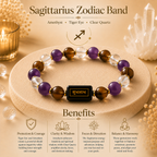 Sagittarius Zodiac Adventure Bracelet™ (धनु राशि) – Growth & Protection