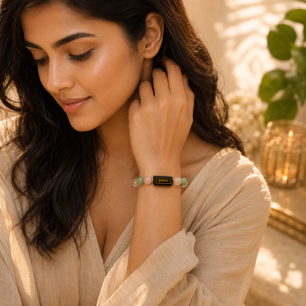 Taurus Zodiac Abundance Bracelet™ (वृषभ राशि) – Stability & Wealth