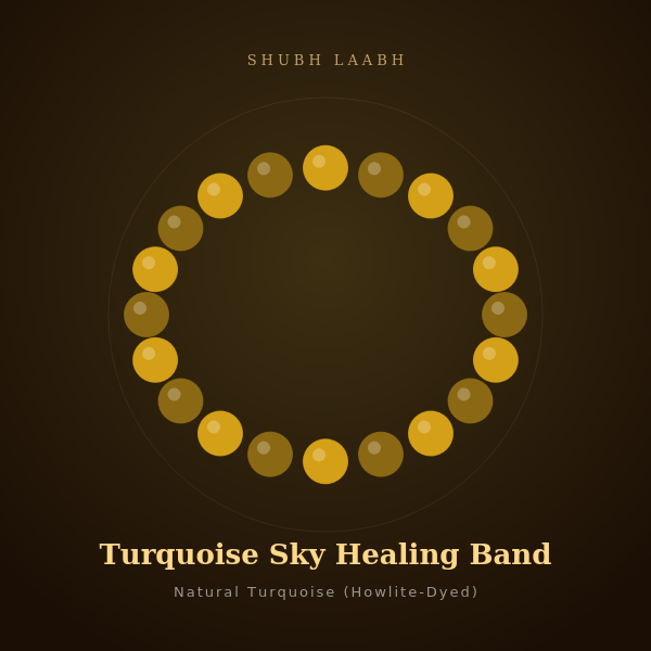 Turquoise Sky Healing Band