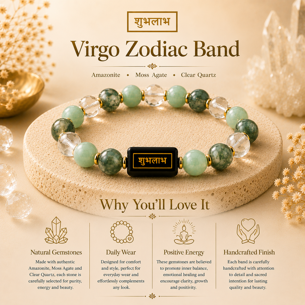 Virgo Zodiac Clarity Bracelet™ (कन्या राशि) – Focus & Organisation